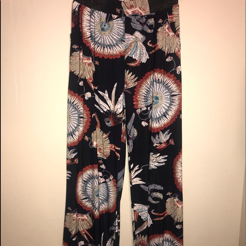 Tribal Print, Flowy Pants, WITH POCKETS